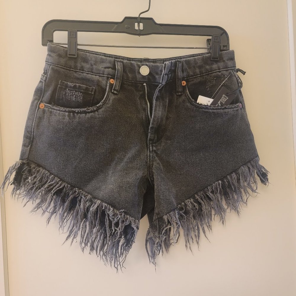 Womens Denim Cut off Shorts BLANK NYC New